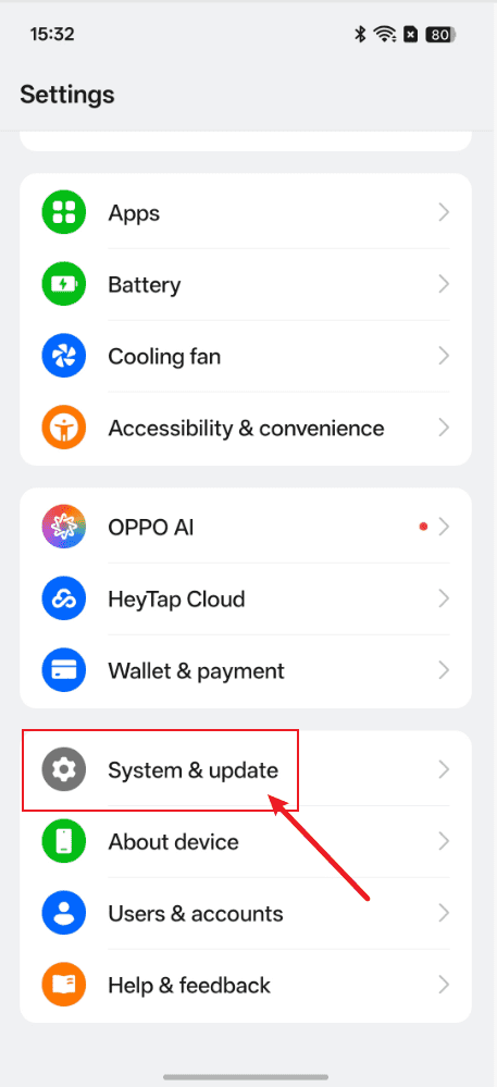 OPPO设备打开Disable System Optimization 1